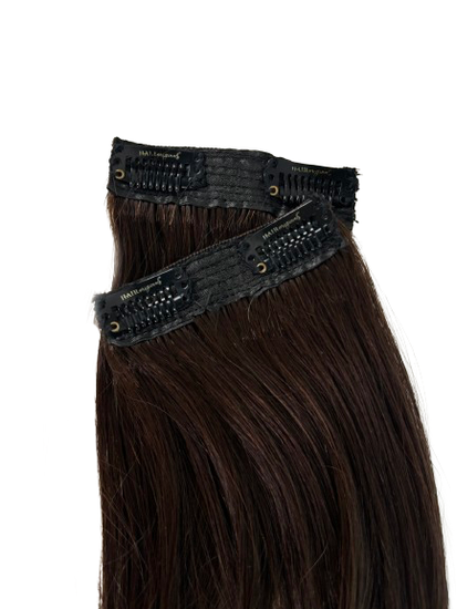 Layered Side Patch  HairOriginals 10 Inch Natural brown 