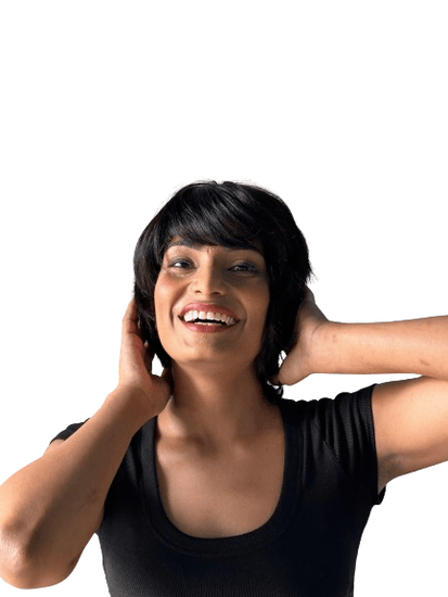 Pixie Wig Hair Extensions | Real Hair Wig For Instant Style | Natural Black  HairOriginals   