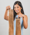 Highlighted Side Patches | Pair of Hair Extensions  HairOriginals Ginger Twist 10 Inch Natural Wavy
