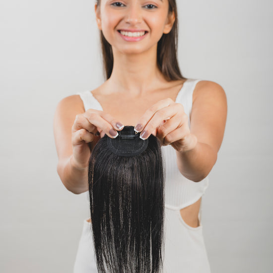 Volume Boosting Topper- Gives Instant Voluminous Hair  HairOriginals Natural Black  