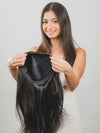 Half Head Wig  HairOriginals 18 Inch Natural Black 