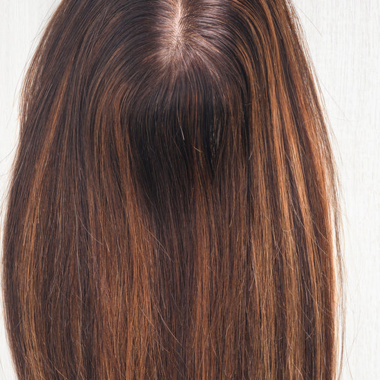 Highlighted Scalp Topper | Hair topper  HairOriginals 2*3 Copper 16