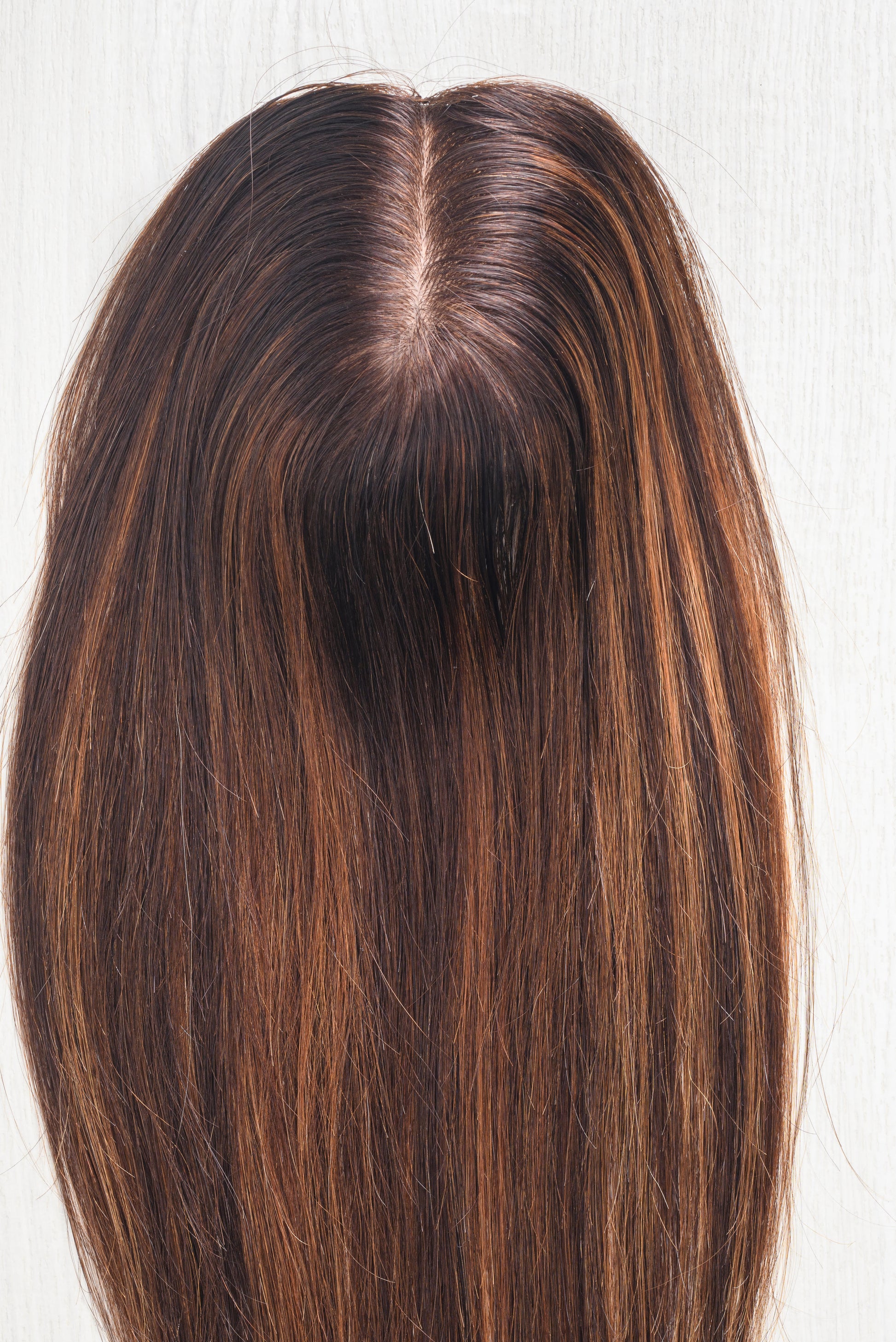 Highlighted Scalp Topper | Hair topper  HairOriginals 2*3 Copper 16