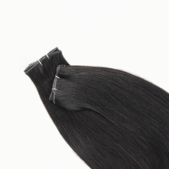 Genius Weft Hair Extensions  HairOriginals 18 Inch 50 Natural Black