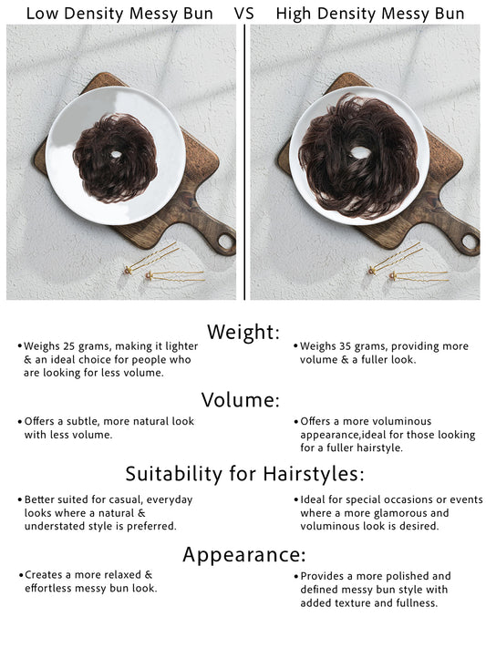 Low-Density Messy Bun  HairOriginals   