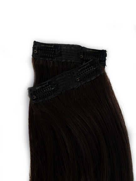 Layered Side Patch  HairOriginals 10 Inch Natural black 